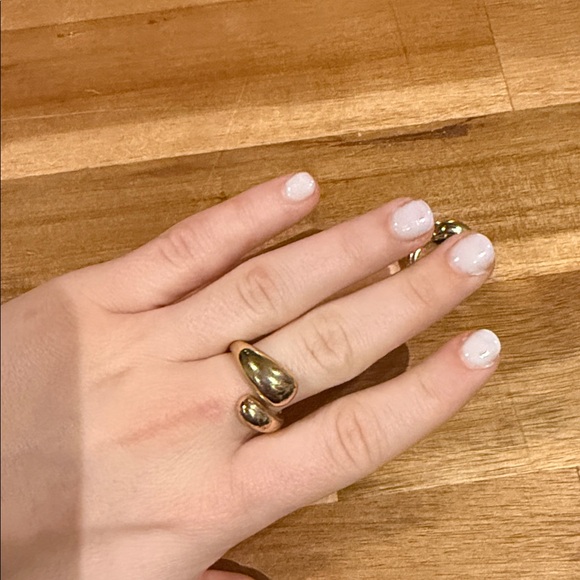 Gold and Silver Adjustable Rings - Picture 3 of 3
